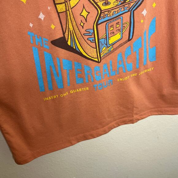 Old Navy Orange Theyb Came From Space Printed Tee XL - Picture 5 of 8